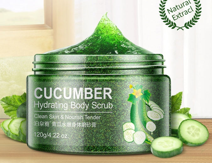 Cucumber skin beautiful white skin peels facial scrub Cucumber skin beautiful white skin peels facial scrub
